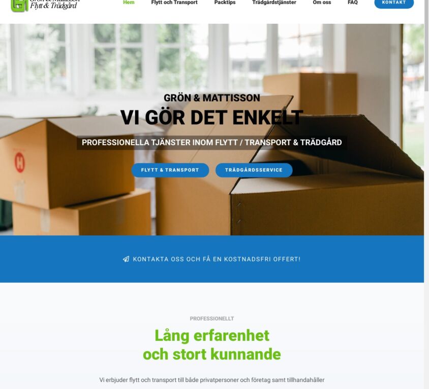 Grön&Mattisson Flytt&Trädgård